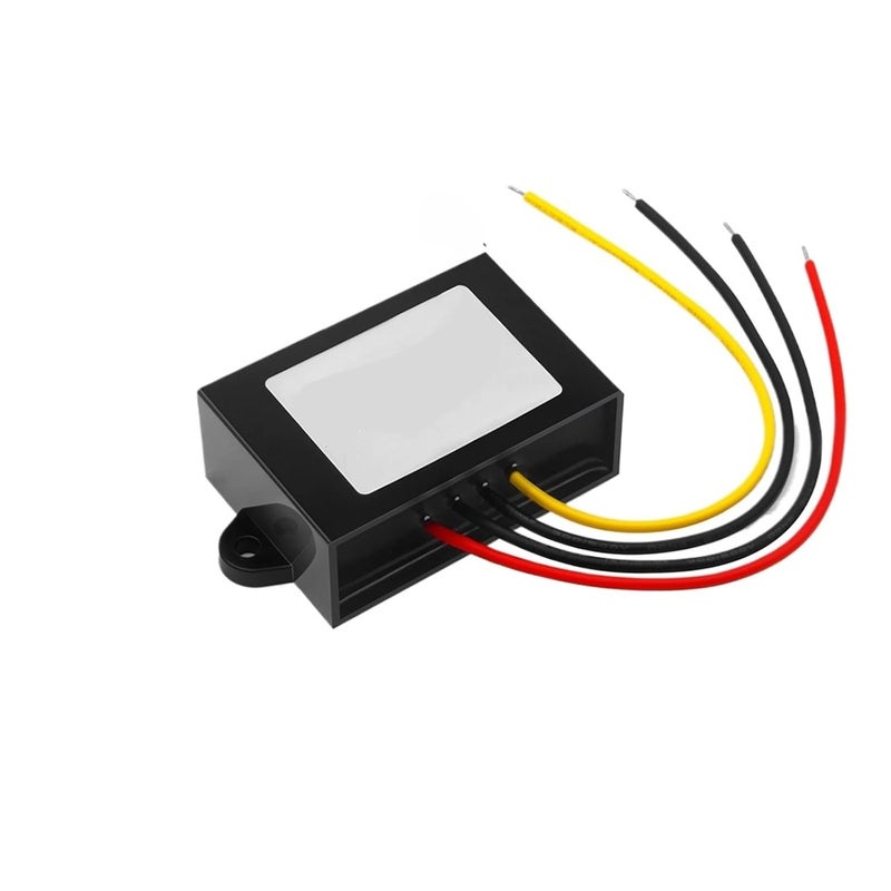 9-36V 12V 24V to 12 Volts Voltage Regulator DC Boost Buck Converter Car Power Supply 1A to 30A Step Up Down(8a Aluminum L,9-36V-12V) - Image 1