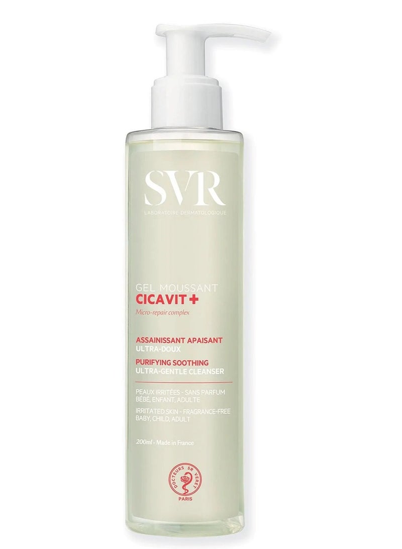 SVR Cicavit + Purifying Soothing Cleanser 200ml - Image 1