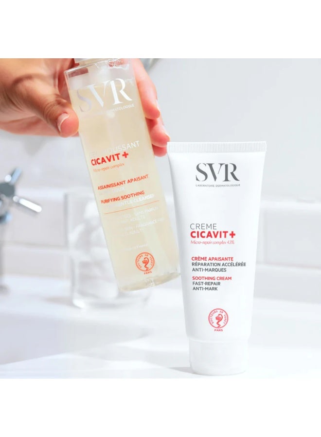 SVR Cicavit + Purifying Soothing Cleanser 200ml - Image 3