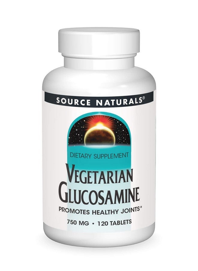 Source Naturals Vegetarian Glucosamine Promotes Healthy Joints 750 Mg Tablet 120 Count - Image 1