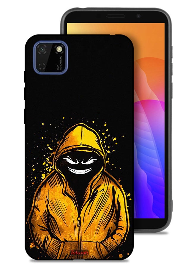Tolwak Huawei Y5p Protective Case Cover Marshmallow Boy Art - Image 1