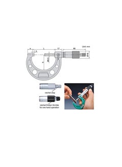 انسايز ميكرومتر خارجي Insize - ISZ-3203-25A  - Image 3