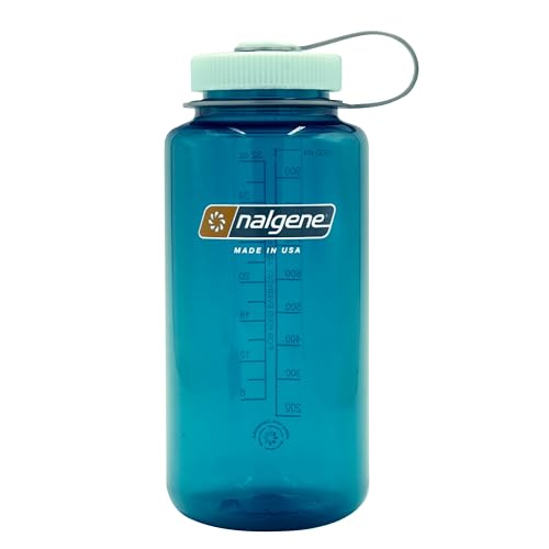 Nalgene Leak Proof Tritan BPA-Free Water Bottle - 32 oz Wide Mouth - Made in the USA for Outdoor Use & Daily Hydration (Green) - Image 1