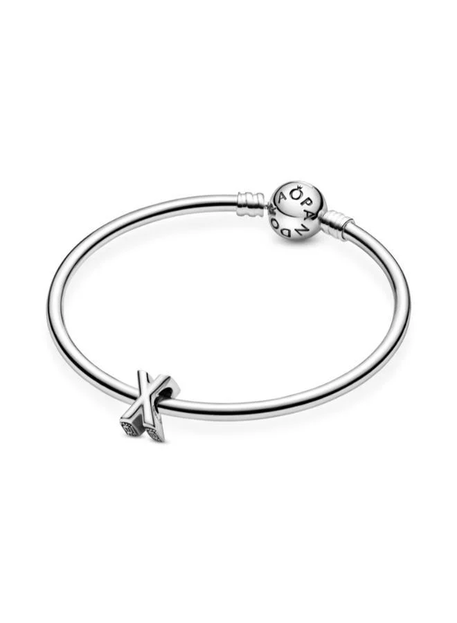 باندورا Letter X Alphabet Charm