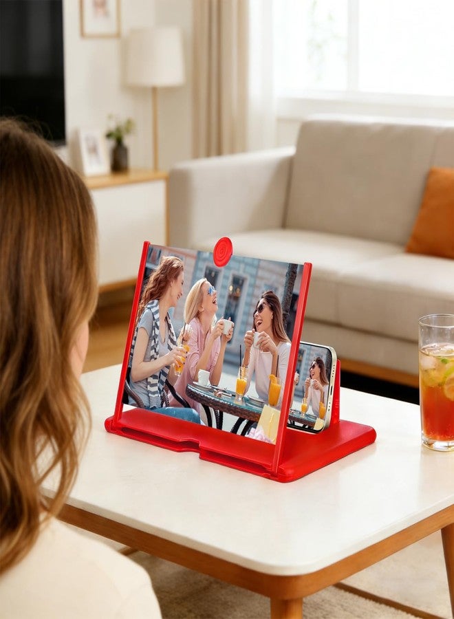 KALLORY Mobile Phone Screen Amplifier 3D Magnifier with Adjustable Angle Lightweight Portable 10.23X6.85X3.54In for Movie Watching Gaming Reading Eye Protection - Image 2