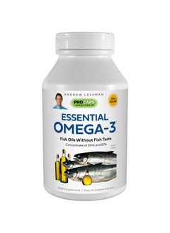 Andrew Lessman Essential Omega 3 Orange 30 Softgels Ultra Pure High Potency Omega 3 Oils. High Dha No Stomach Upset No Contaminants No Mercury. Small Easy To Swallow Softgels  - Image 2