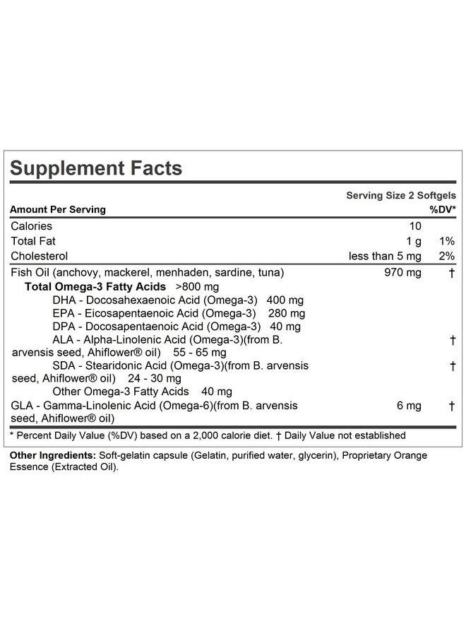 Andrew Lessman Essential Omega 3 Orange 30 Softgels Ultra Pure High Potency Omega 3 Oils. High Dha No Stomach Upset No Contaminants No Mercury. Small Easy To Swallow Softgels  - Image 3