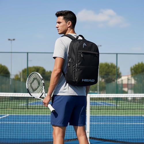 HEAD Waterproof Travel Backpack for Women & Men, Lightweight Laptop Backpack Computer Bags Fits 15.6 inch Notebook, Casual Daypack College Backpacks for Weekender Overnight/Sports Gym/Work/Fitness - Image 2