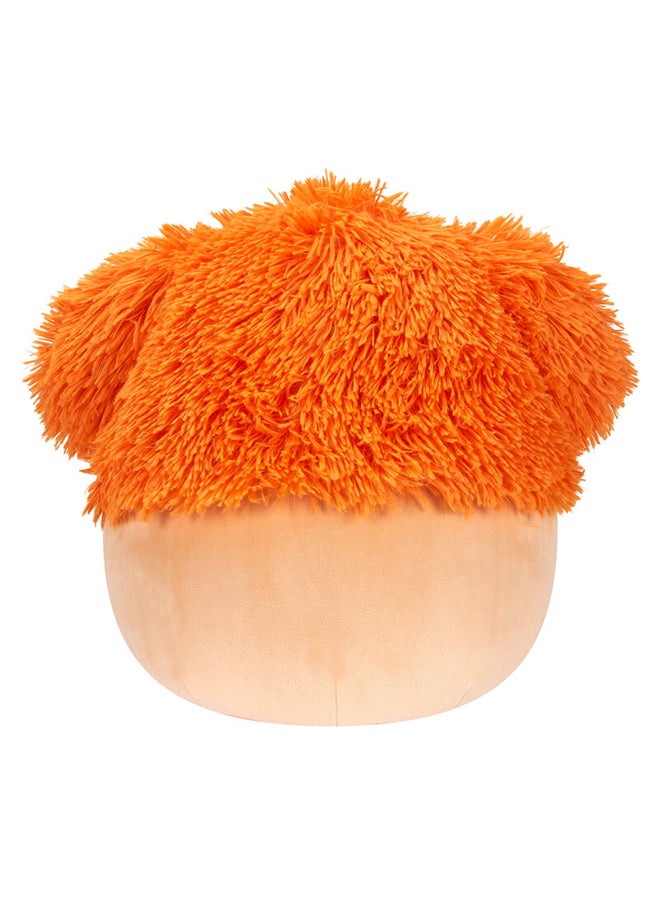 Squishmallows Medium Plush 12 inch Shasta Light Orange Bigfoot with Flower Pin Officially Licensed Kellytoy Plush Toy Colorful Soft Gift for Kids Girls & Boys Washable Squishy Stuff Toy Multicolor All Age  - Image 2
