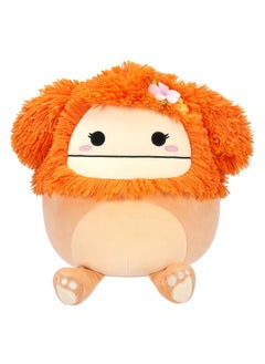 Squishmallows بلاشت متوسط 12 بوصة شاستا برتقالي فاتح البيغ فوت مع دبوس زهرة مرخص رسميًا لعبة كيللي توي المحشوة لونها ملون هدية ناعمة للأطفال البنات والأولاد قابلة للغسل لعبة لينة متعددة الألوان لجميع الأعمار  - Image 5