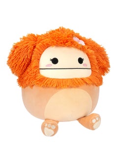 Squishmallows بلاشت متوسط 12 بوصة شاستا برتقالي فاتح البيغ فوت مع دبوس زهرة مرخص رسميًا لعبة كيللي توي المحشوة لونها ملون هدية ناعمة للأطفال البنات والأولاد قابلة للغسل لعبة لينة متعددة الألوان لجميع الأعمار  - Image 4