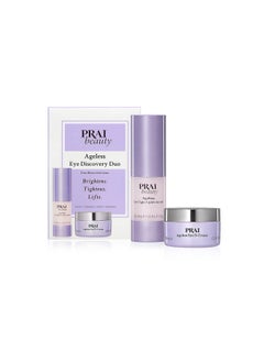 PRAI Rai Beauty Ageless Hydrating And Antiaging Eye Cream And Serum Kit Ageless Eye Dcrease And Ageless Eye Tight Uplift Serum Under Eye Cream Eye Serum For Upper Eye For Instantly Ageless Eyes  - Image 2