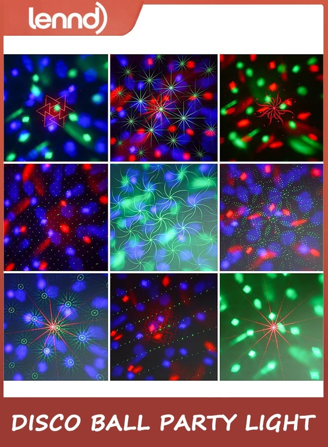 LENND Disco Ball Party Lights Indoor Outdoor, Dj Lights Disco Ball Decor Party Strobe Light for Parties 3 Disco Balls Sound Activated with Remote Control Disco Light for Christams Halloween KTV Club Party - Image 2