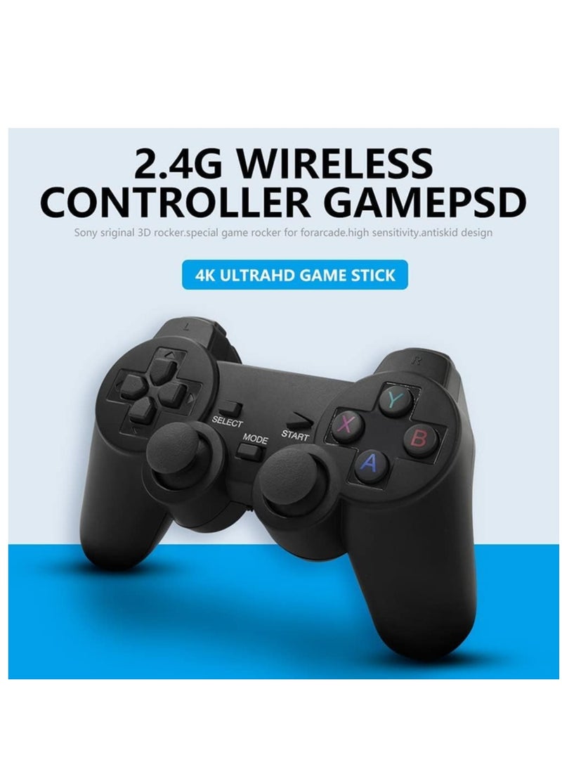 Compatible for M8 Retro Game Console, Built-in 10000+ Games, Wireless 4K HDMI Plug and Play Video Game Stick, 2 Wireless Gamepads - 64G  - Image 3