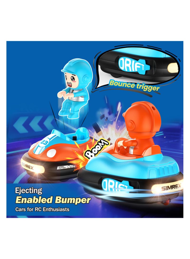 2 Player Remote Control Bumper Car for Kids with Sound Light Music Parent Child Interactive Battle Shooter Electric Toy Car - Image 5