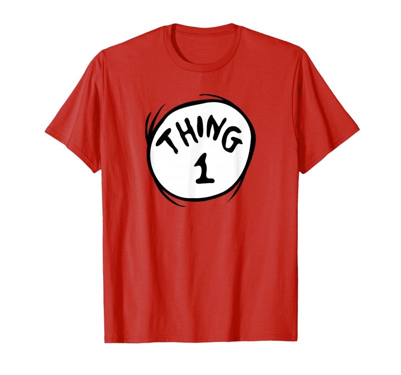 Dr. Seuss Thing 1 Emblem T-Shirt - Image 4