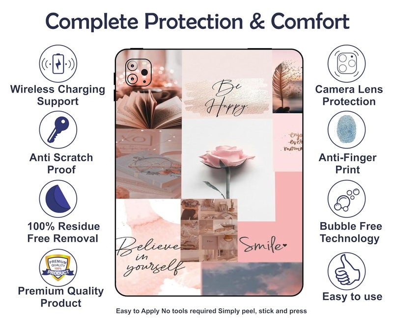 WRAP CRAFT Skin Compatible with iPad Pro 11 inch 4th Generation, 2022 Skin Revamp Your tablet's Style with This Protective & Fashionable Tablet Skin; DP-114 - Image 3