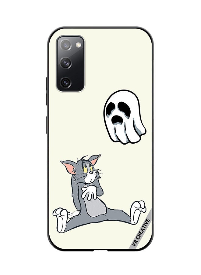 VR CREATIVE Protective Case Cover For Samsung Galaxy S20 FE 5G Tom Scared Design Multicolour - Image 1