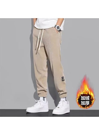 khaki fleece-lined [counter quality]]