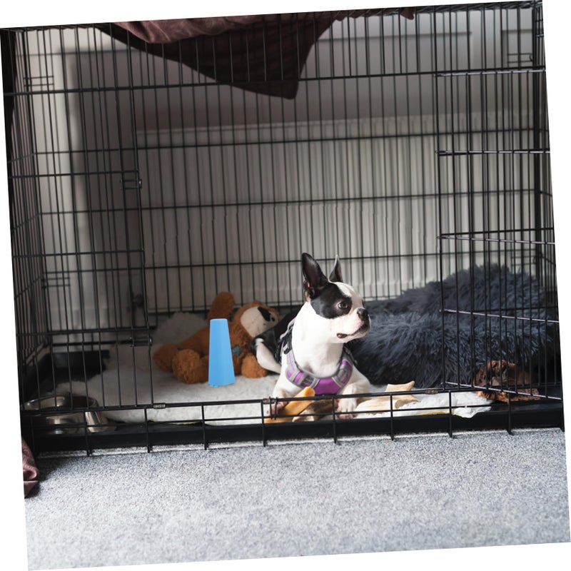 Pet Pee Pad Holder with Plastic Cones Puppy Litter Box Training Post - Image 5