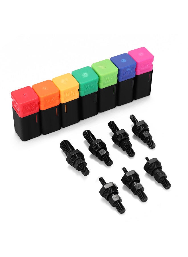 Riveter Machine Accessory Threaded Mandrel Rivet Nut Tool Adapter Pull Rod Riveter Replacement Riveting Heads  - Image 2