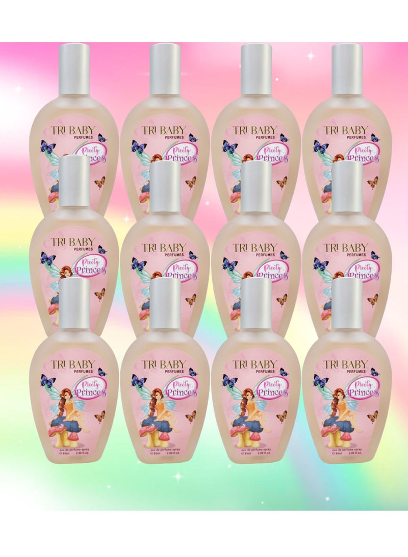 Princess 12 Pieces Tri Baby Princess Perfume 85 Ml EDP - Image 1