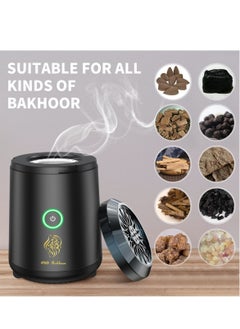 Oud Bukhoor Car USB Mini Type-C Power Rechargeable Incense Burner Decorations 9.8x7.4x6.7 cm  - Image 5