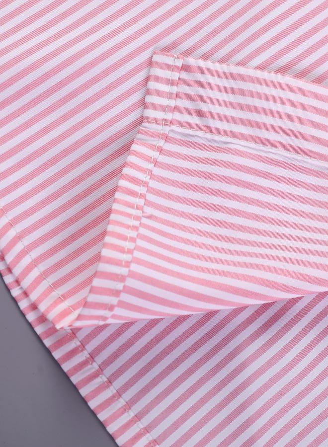 Take Two Men Color Block Striped Shirt - Image 5