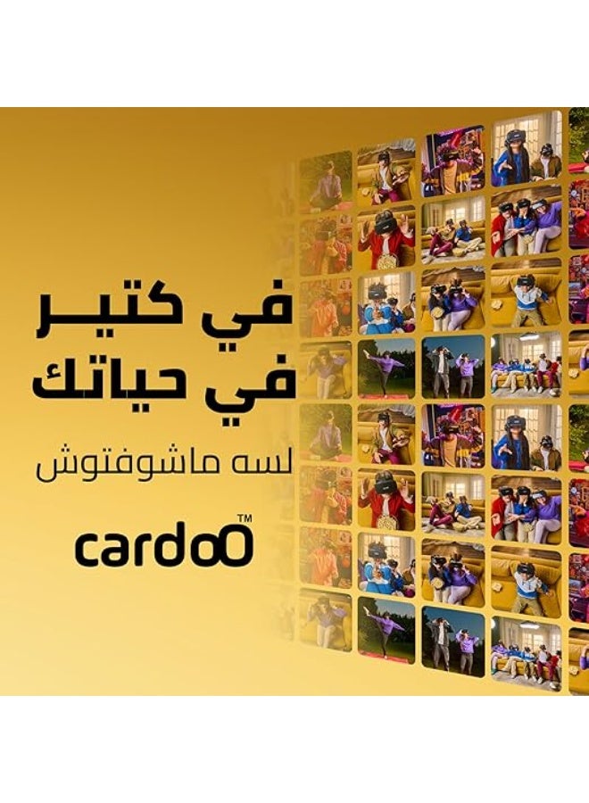 كاردو نظارة الواقع الافتراضي في آر بوكس جو خفيفة الوزن، نظارات الواقع الافتراضي لموبايلات أندرويد وiOS (4.8 الى 7.0) | رؤية بانورامية 360 درجة | زر متعدد الوظائف من كاردو - Image 5