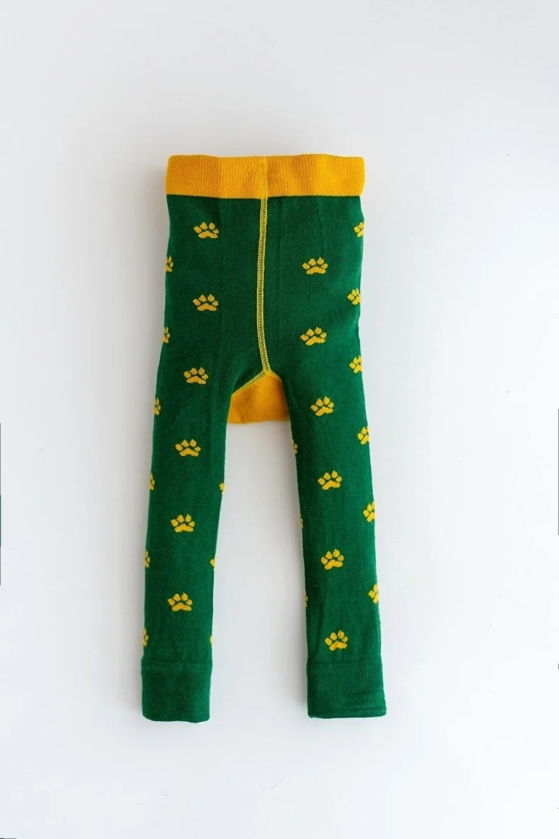 ماما يويو Nou Nou Lion Patterned Baby Boy Knitted Leggings Pants