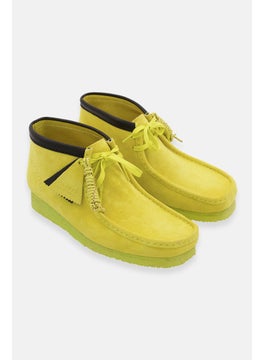 clarks Men Wide Wallabee Ankle Boots,  Lime Green  - Image 1