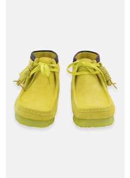 clarks Men Wide Wallabee Ankle Boots,  Lime Green  - Image 3