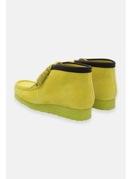 clarks Men Wide Wallabee Ankle Boots,  Lime Green  - Image 2