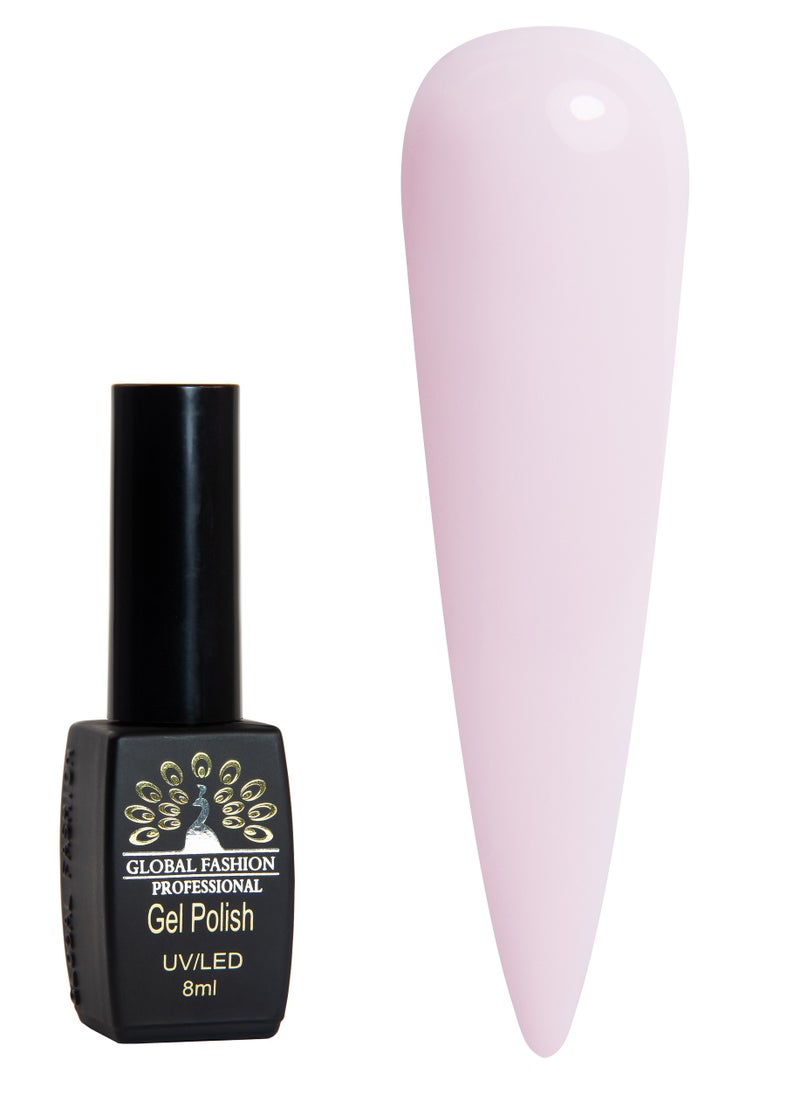 GLOBAL FASHION - Global Fashion Black Elite Gel Polish | 132 Colors of Long-Lasting Elegance - 8ml | 375 - Image 1
