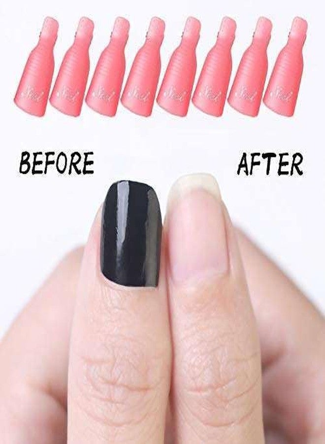 MYYNTI Acrylic Gel Polish Clips, NailClip NailArt GelPolish Remover Plastic，5 PCS GelPolish, Nails Art Gel Cap Soak OffClip UV Manicure AcrylicNails Wrap Tool 1pc, Multi Color. - Image 5
