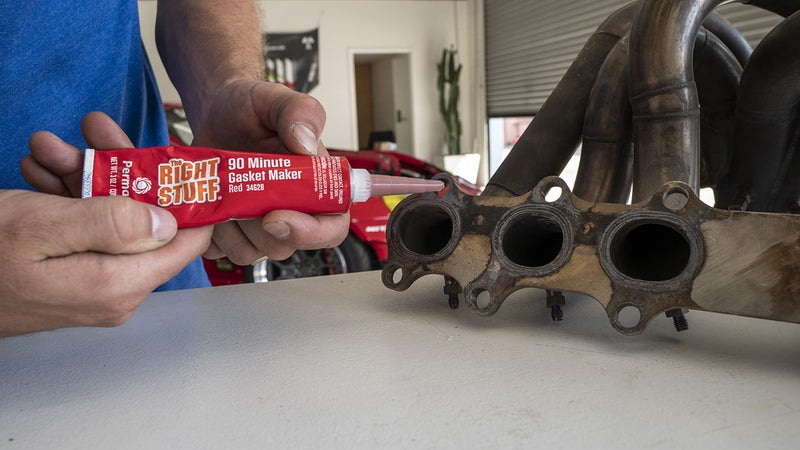 Permatex بيرماتكس 34628 رايت ستاف 90 دقيقة صمغ حشوات حرارية حمراء، 3 أونصات - Image 4