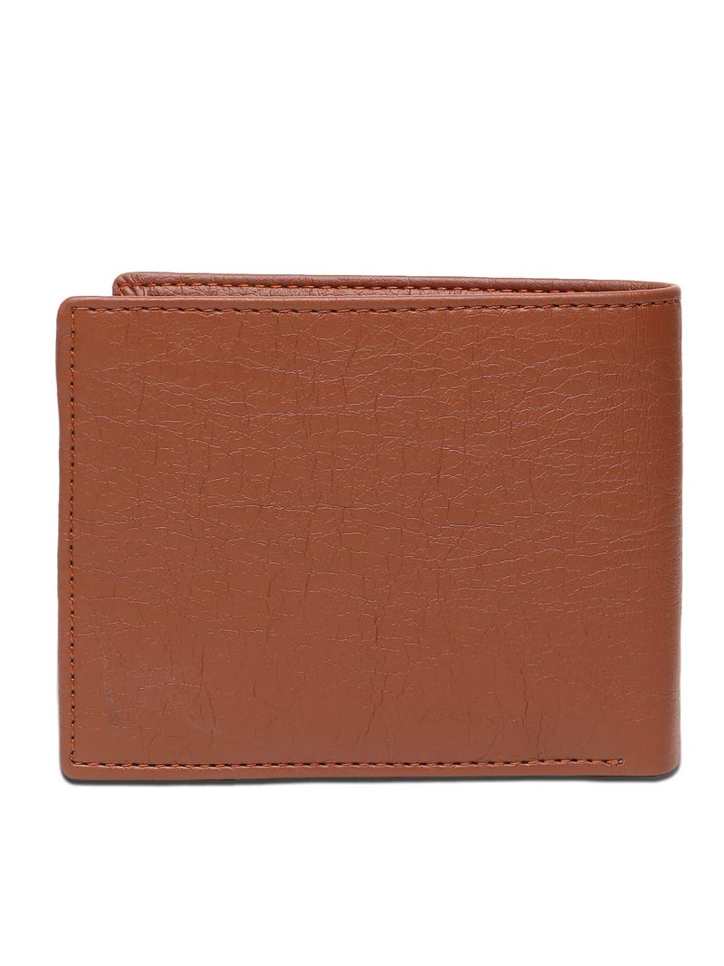 SAMTROH Slim Wallet for Men - Artificial Leather, Album Design, 9 Card Capacity, 2 Cash Pockets & Hidden Compartment (Style23) | Everyday Carry Essential - Image 5