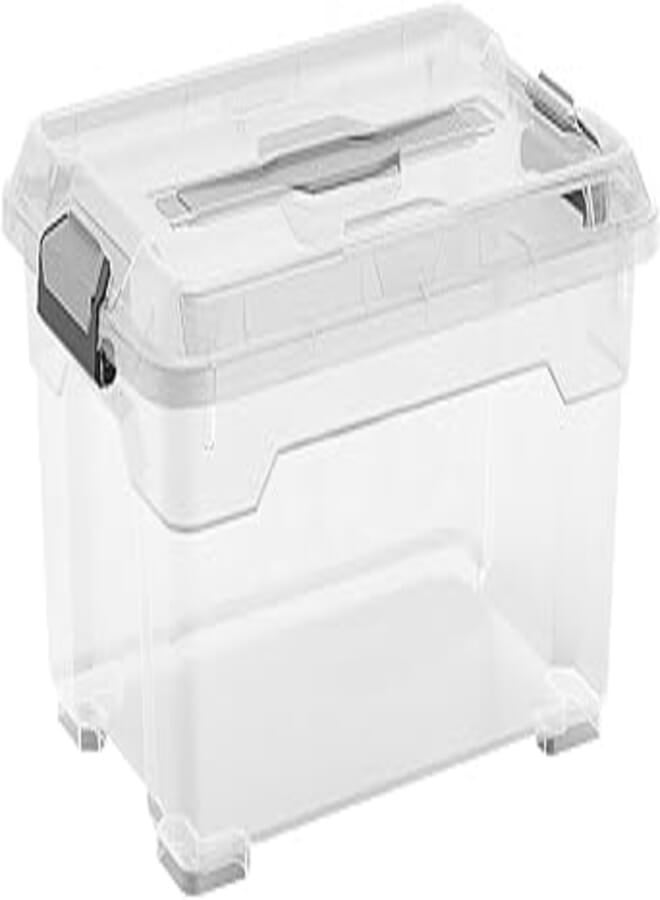 Kis 8466000 Moover Plastic Storage Box, 12 Liter - Clear