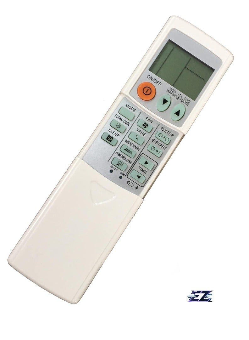 ELTRAZONE Replacement Remote Control for Mitsubishi Electric Air Conditioners MSZ-GE Series - Compatible with MSZ-GE06NA-8, MSZ-GE09NA-8, MSZ-GE12NA-8, MSZ-GE15NA-8, MSZ-GE18NA-8, MSY-GE09NA-8, MSY-GE12NA-8, MSY-GE15NA-8, MSY-GE18NA-8 - Easy to Use, Battery Included - Image 2