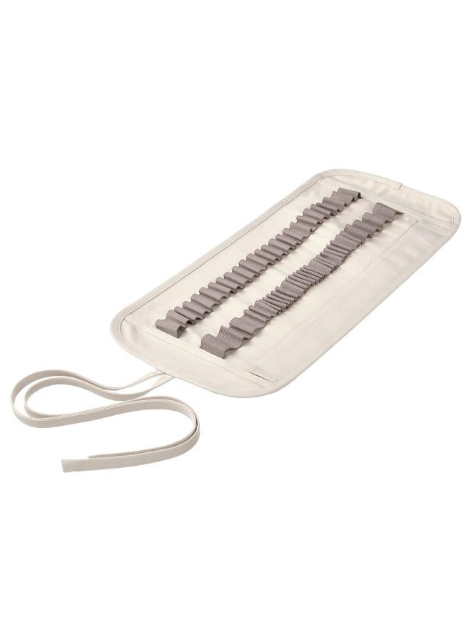 Zaboon Roll-Up Pencil Case, Beige  - Image 1