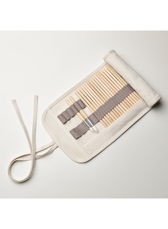 Zaboon Roll-Up Pencil Case, Beige  - Image 2