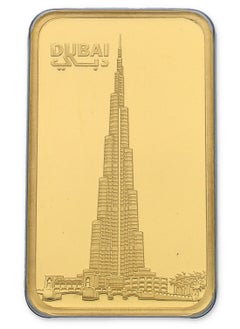 EMIRATES MINTING Emirates Minting 1 Ounce Burj Khalifa Gold Bar 999.9 Purity  - Image 1