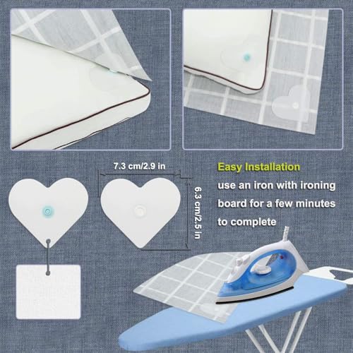 HX AURIZE 16 Pcs/Lightweight Duvet Cover Snaps Fasteners Comforter Holder Clips Keep The Corner Safe in Place (White) - Image 3