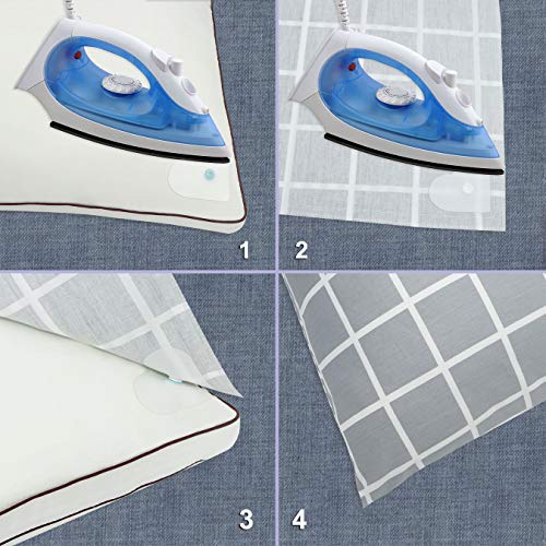 HX AURIZE 16 Pcs/Lightweight Duvet Cover Snaps Fasteners Comforter Holder Clips Keep The Corner Safe in Place (White) - Image 2