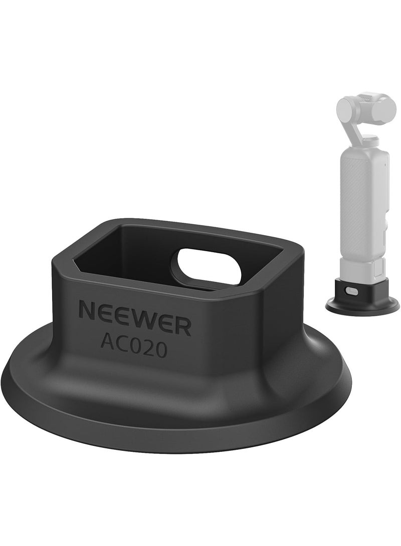Neewer DJI OSMO Pocket 3 Silicone Stand Base for DJI Osmo Pocket 3, ø64mm Nonslip Soft Stable Anti Scratch Desktop Camera Mount Support Base Accessory Compatible with DJI Osmo Pocket 3 Gimbal Camera  - Image 1