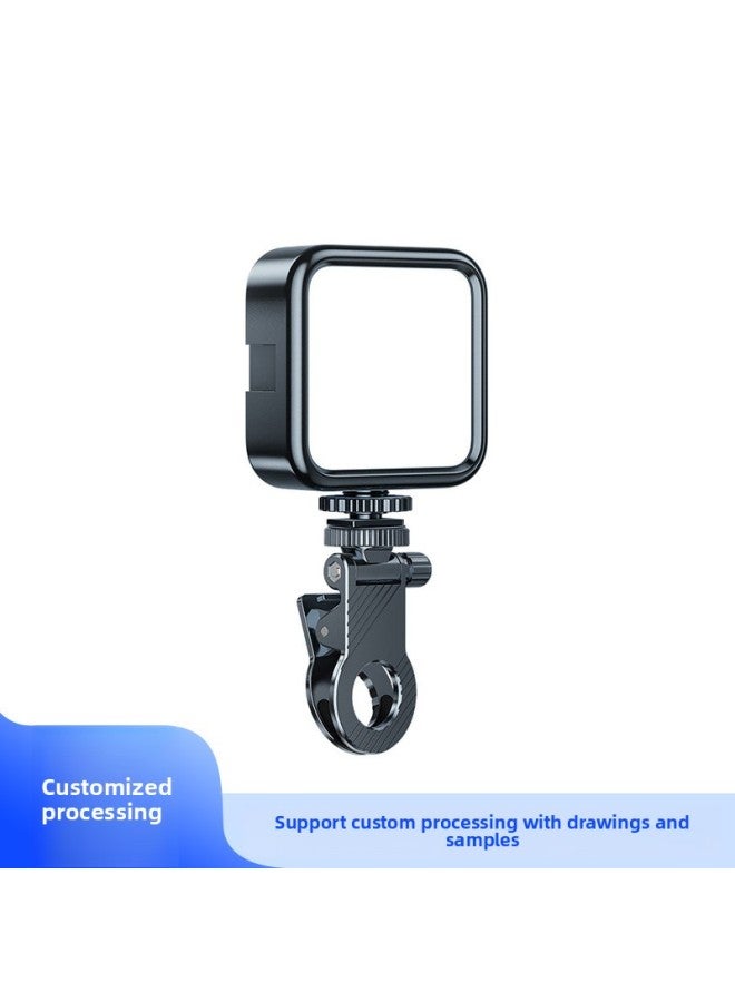 Customized Large Rgb Flap Pocket Pants Light Portable Camera Fill Light Photography Slr Mobile Phone Lighting Beauty Handheld Light-Specification:Rgb Pocket Light + Pan/tilt + 19cm Small Bracket  - Image 2