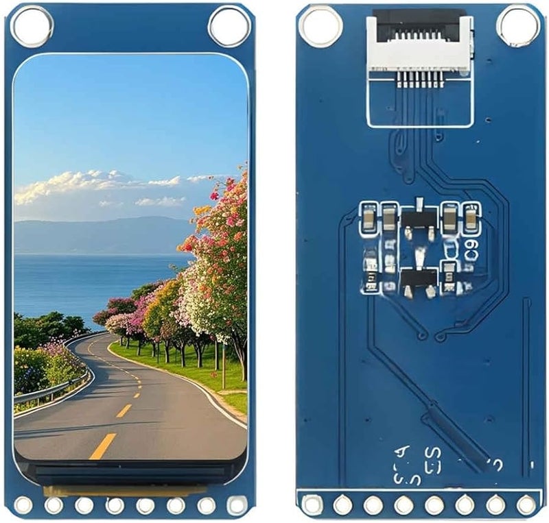 ST7789 سائق 1.47 بوصة T شاشة LCD وحدة عرض 172x320 زاوية مشاهدة كاملة واجهة 8 دبوس - Image 1