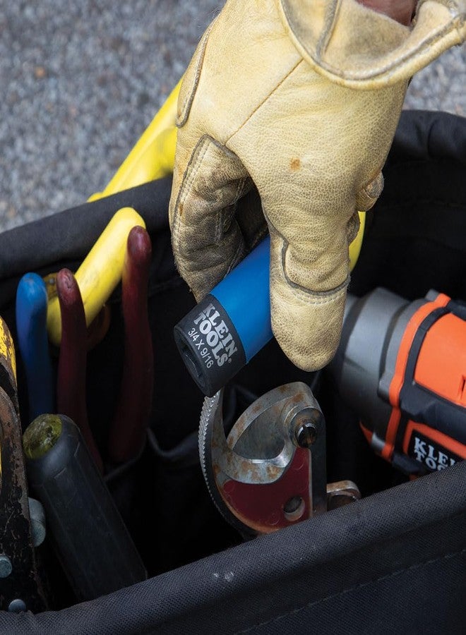 Klein Tools 66030 2-in-1 Non-Marring Impact Socket, Coated 12-Point Deep Sockets, 3/4- and 9/16-Inch Sizes - Image 4