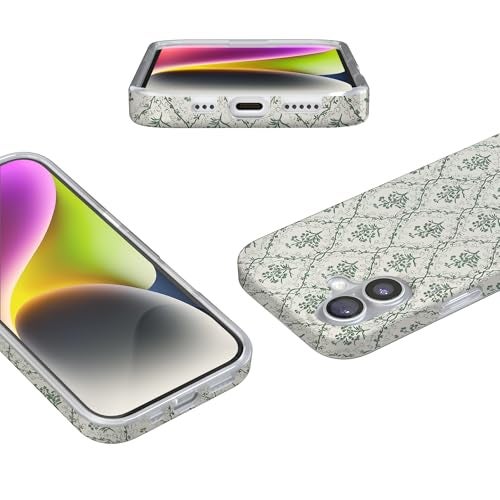Casely iPhone 17 Case | Sage Tapestry | Floral Vines | Compatible with MagSafe | Classic Ultra Slim Design - Image 3