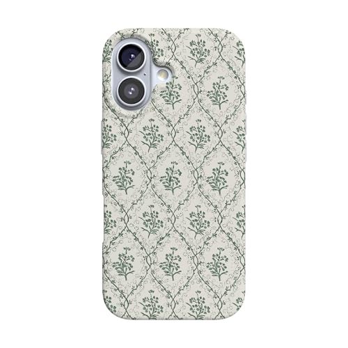 Casely iPhone 17 Case | Sage Tapestry | Floral Vines | Compatible with MagSafe | Classic Ultra Slim Design - Image 1